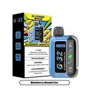 G Prime hybrid 32000 Blueberry Smash Ice 20mg